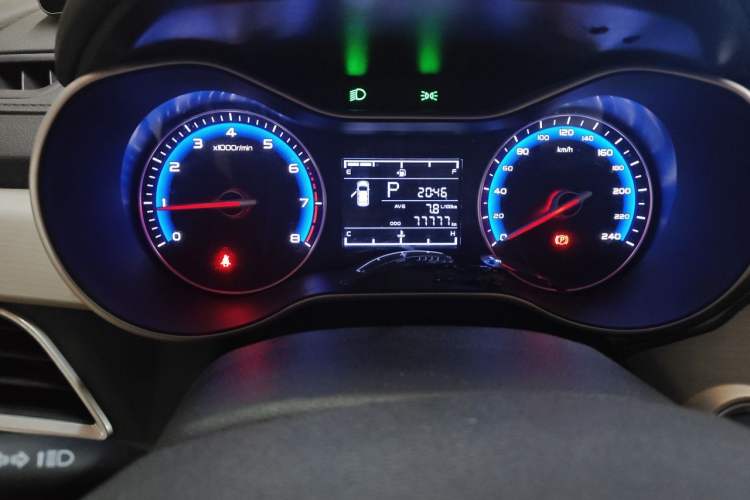 Used Geely Auto Vision 2018 1.5L Automatic Happiness Edition Odometer Close Up