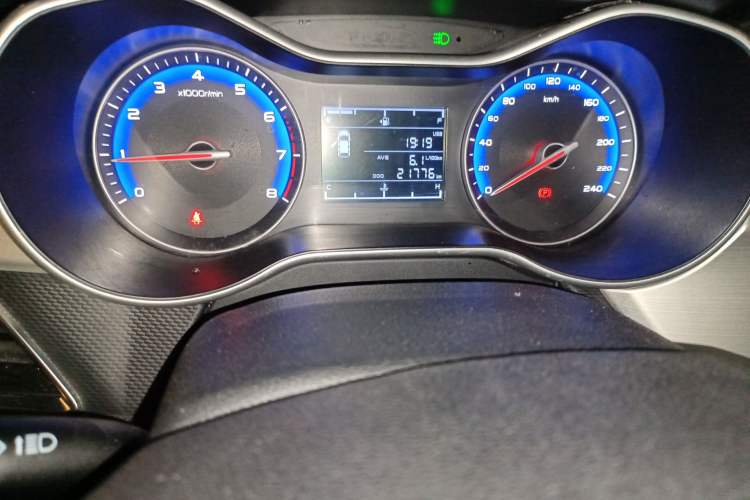 Used Geely Auto Vision 2018 1.5L Manual Happiness Edition Odometer Close Up