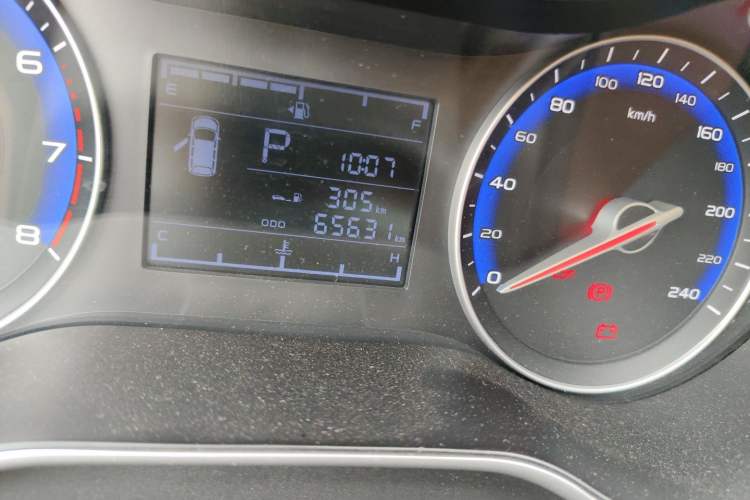 Used Geely Auto Vision 2018 1.5L Automatic Happiness Edition Odometer Close Up