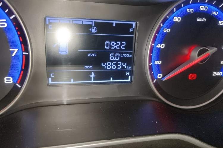 Used Geely Auto Vision 2018 1.5L Manual Happiness Edition Odometer Close Up