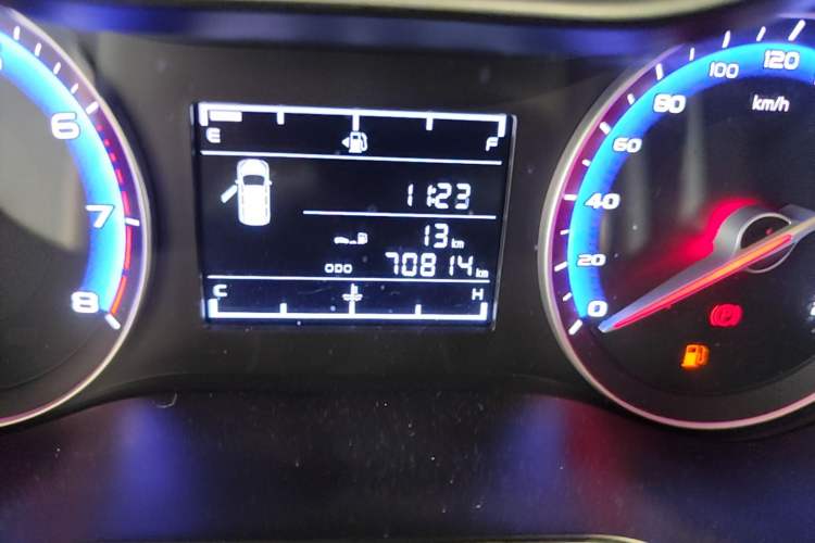 Used Geely Auto Vision 2018 1.5L Manual Happiness Edition Odometer Close Up
