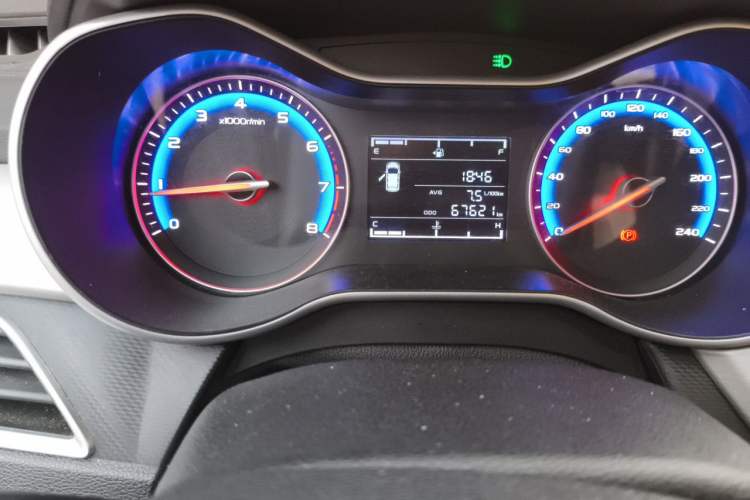 Used Geely Auto Vision 2018 1.5L Manual Happiness Edition Odometer Close Up