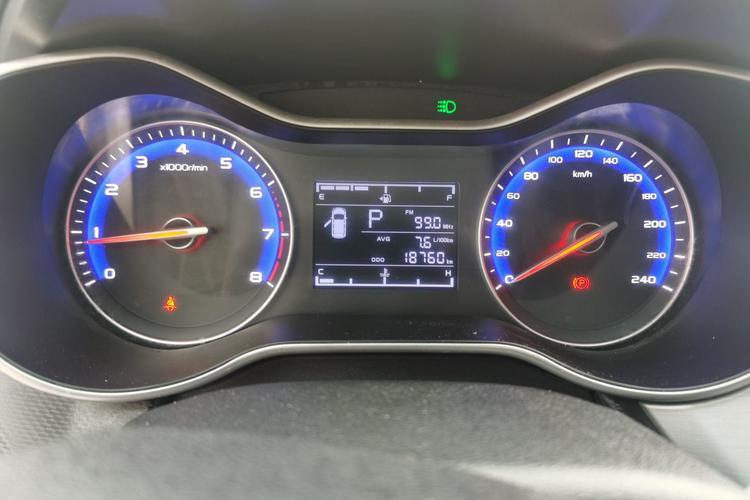 Used Geely Auto Vision 2018 1.5L Automatic Happiness Edition Odometer Close Up