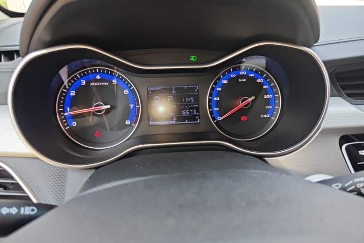 Used Geely Auto Vision 2018 1.5L Automatic Prestige Model Odometer Close Up