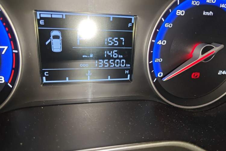Used Geely Auto Vision 2018 1.5L Automatic Happiness Edition Odometer Close Up
