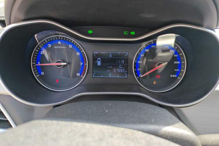 Used Geely Auto Vision 2018 1.5L Manual Happiness Edition Odometer Close Up