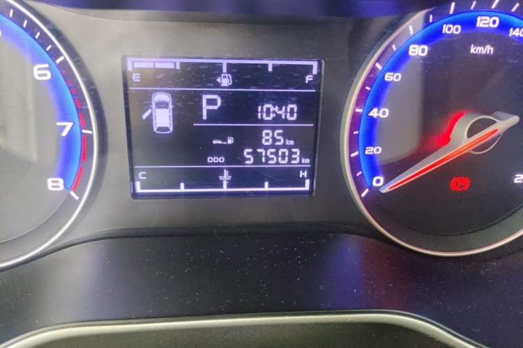 Used Geely Auto Vision 2018 1.5L Automatic Prestige Model Odometer Close Up