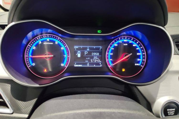 Used Geely Auto Vision 2019 Upgraded Model 1.5L CVT Luxury Version China VI Standard Instrument Cluster