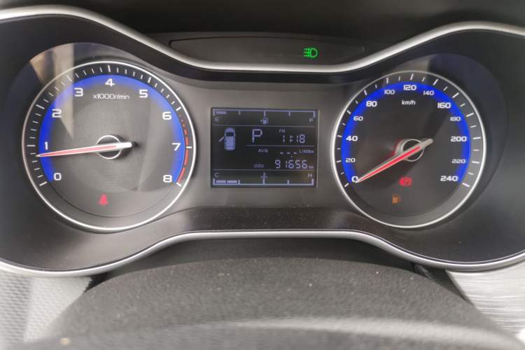 Used Geely Auto Vision 2019 Upgraded Model 1.5L CVT Prestige Version China VI Standard Odometer Close Up