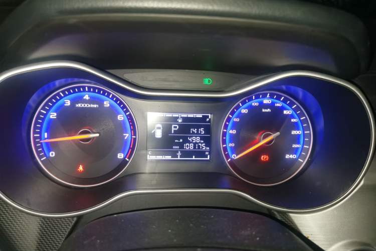 Used Geely Auto Vision 2019 Upgraded Model 1.5L CVT Prestige Version China VI Standard Instrument Cluster