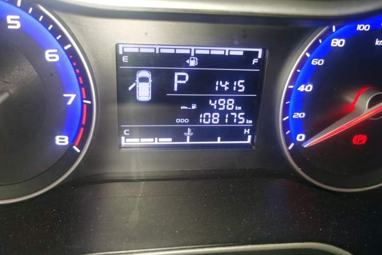 Used Geely Auto Vision 2019 Upgraded Model 1.5L CVT Prestige Version China VI Standard Odometer Close Up