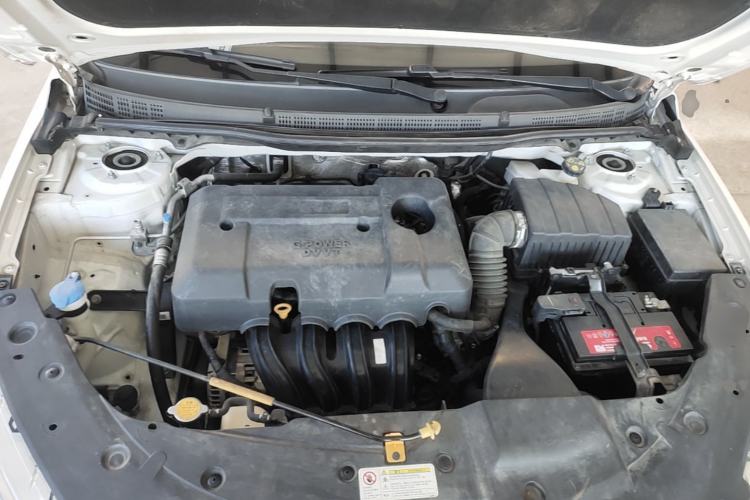 Used Geely Auto Vision 2019 Upgraded Model 1.5L CVT Luxury Version China VI Standard Engine Bay