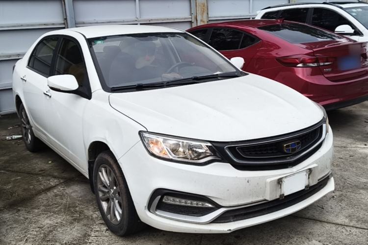Used Geely Auto Vision 2019 Upgraded Model 1.5L CVT Luxury Version China VI Standard Front Right 45 Deg