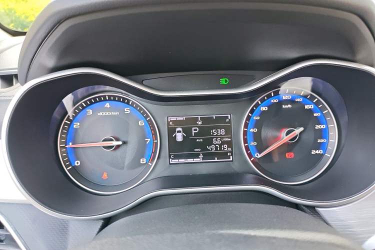 Used Geely Auto Vision 2019 Upgraded Model 1.5L CVT Luxury Version China VI Standard Instrument Cluster