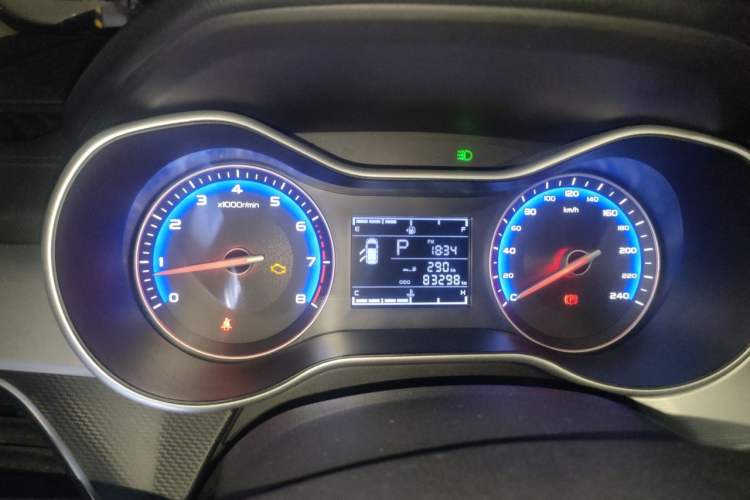Used Geely Auto Vision 2019 Upgraded Model 1.5L CVT Luxury Version China VI Standard Instrument Cluster