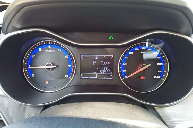 Used Geely Auto Vision 2019 Upgraded Model 1.5L CVT Luxury Version China VI Standard Instrument Cluster