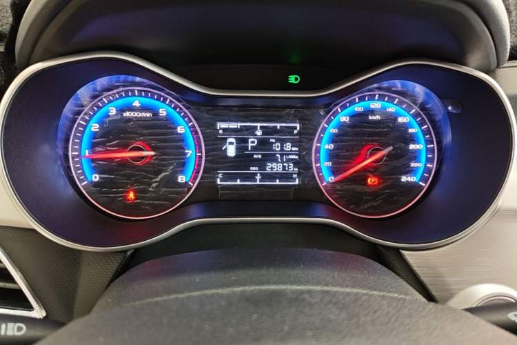 Used Geely Auto Vision 2019 Upgraded Model 1.5L CVT Luxury Version China VI Standard Instrument Cluster