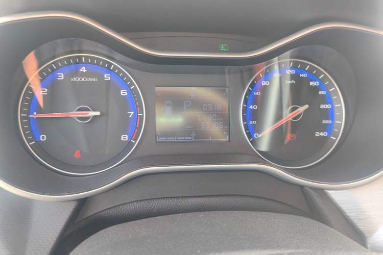 Used Geely Auto Vision 2019 Upgraded Model 1.5L CVT Luxury Version China VI Standard Instrument Cluster