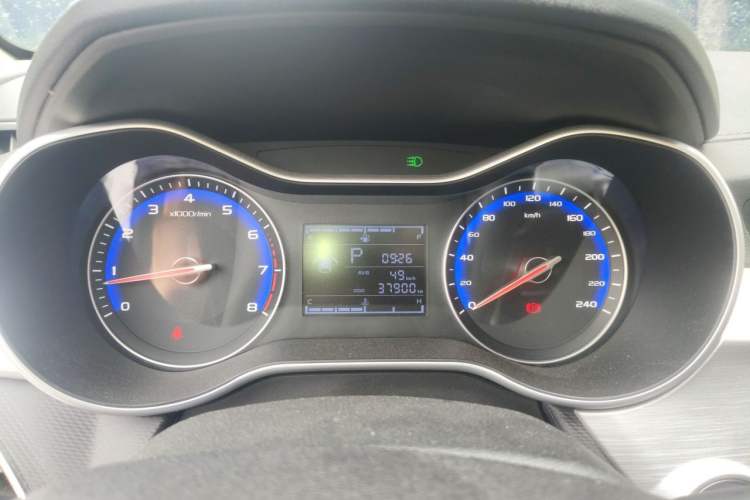 Used Geely Auto Vision 2019 Upgraded Model 1.5L CVT Luxury Version China VI Standard Instrument Cluster
