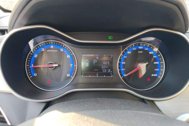 Used Geely Auto Vision 2019 Upgraded Model 1.5L CVT Prestige Version China VI Standard Instrument Cluster