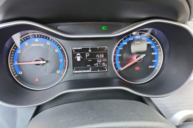 Used Geely Auto Vision 2019 Upgraded Model 1.5L CVT Luxury Version China VI Standard Odometer Close Up