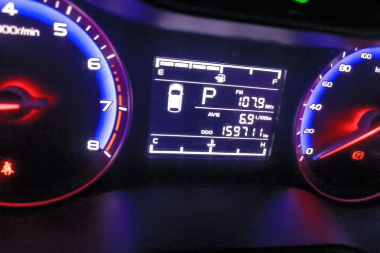 Used Geely Auto Vision 2019 Upgraded Model 1.5L CVT Prestige Version China VI Standard Odometer Close Up