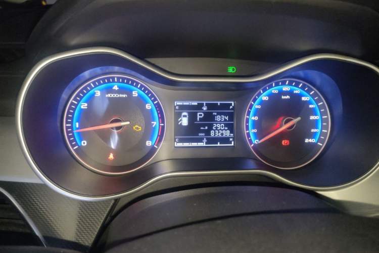 Used Geely Auto Vision 2019 Upgraded Model 1.5L CVT Luxury Version China VI Standard Odometer Close Up