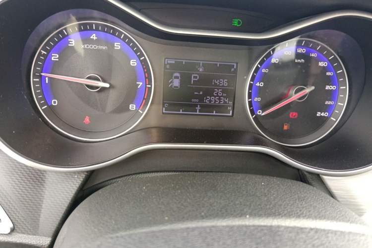 Used Geely Auto Vision 2019 Upgraded Model 1.5L CVT Prestige Version China VI Standard Odometer Close Up