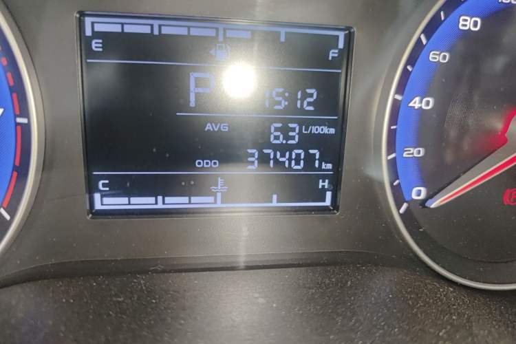 Used Geely Auto Vision 2019 Upgraded Model 1.5L CVT Luxury Version China VI Standard Odometer Close Up