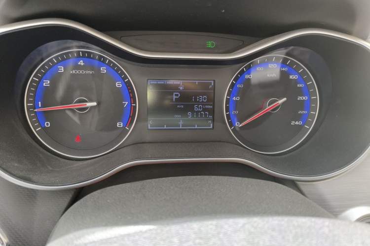 Used Geely Auto Vision 2019 Upgraded Model 1.5L CVT Prestige Version China VI Standard Odometer Close Up