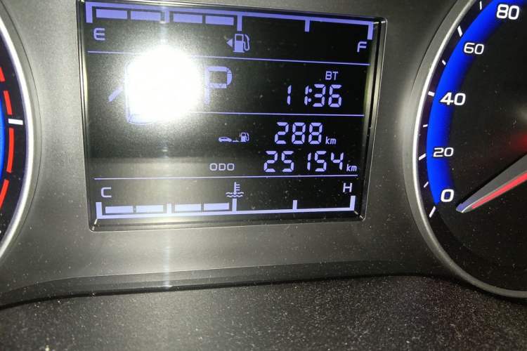 Used Geely Auto Vision 2019 Upgraded Model 1.5L Automatic Luxury Version China V Standard Odometer Close Up