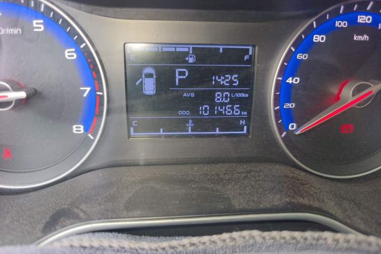 Used Geely Auto Vision 2019 Upgraded Model 1.5L CVT Luxury Version China VI Standard Odometer Close Up