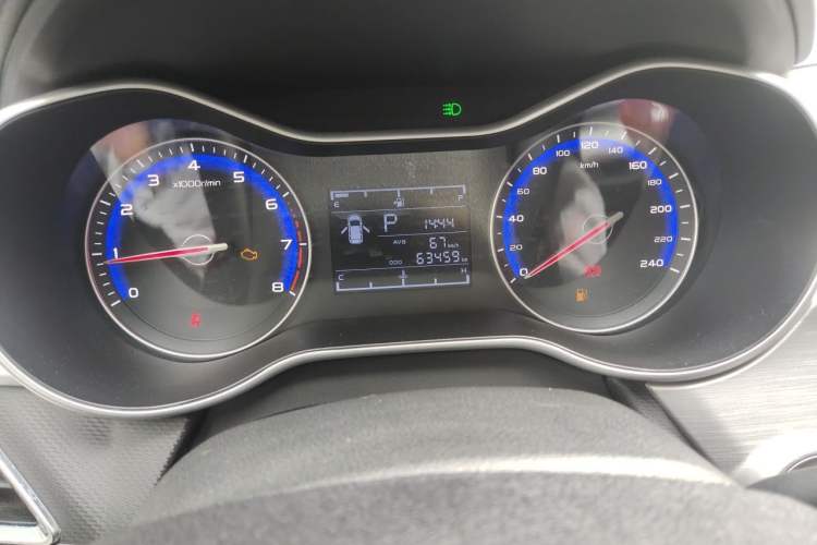 Used Geely Auto Vision 2019 Upgraded Model 1.5L CVT Luxury Version China VI Standard Odometer Close Up
