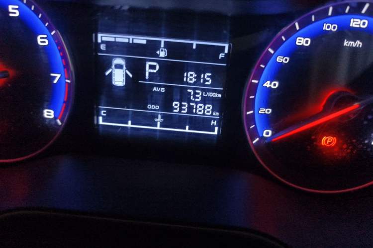 Used Geely Auto Vision 2019 Upgraded Model 1.5L CVT Luxury Version China VI Standard Odometer Close Up