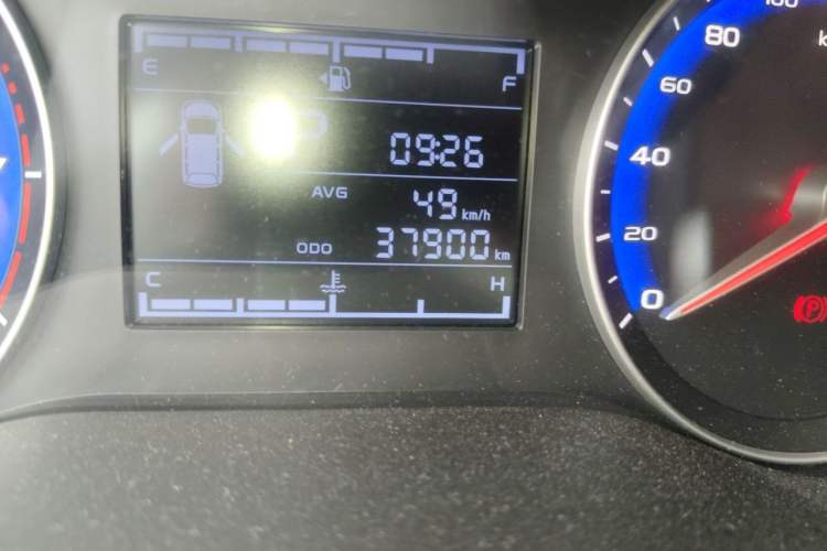 Used Geely Auto Vision 2019 Upgraded Model 1.5L CVT Luxury Version China VI Standard Odometer Close Up