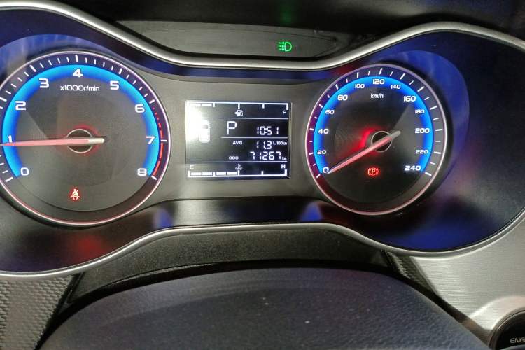 Used Geely Auto Vision 2019 Upgraded Model 1.5L CVT Luxury Version China VI Standard Odometer Close Up