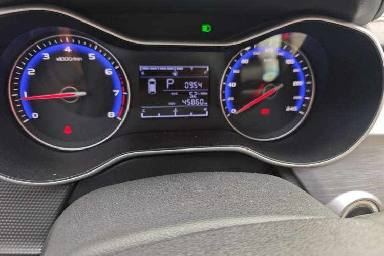 Used Geely Auto Vision 2019 Upgraded Model 1.5L CVT Luxury Version China VI Standard Odometer Close Up