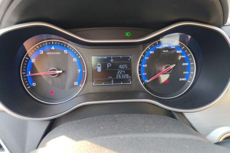 Used Geely Auto Vision 2019 Upgraded Model 1.5L CVT Prestige Version China VI Standard Odometer Close Up