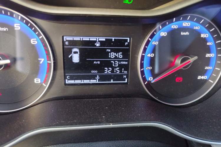 Used Geely Auto Vision 2019 Upgraded Model 1.5L Manual Luxury Version China V Standard Odometer Close Up