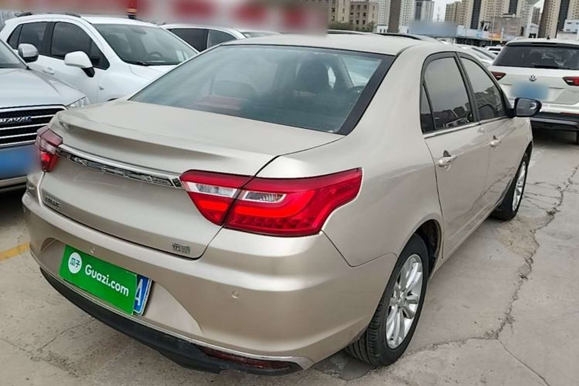 Used Geely Auto Vision 2019 Upgraded Model 1.5L Manual Luxury Version China V Standard Rear Right 45 Deg