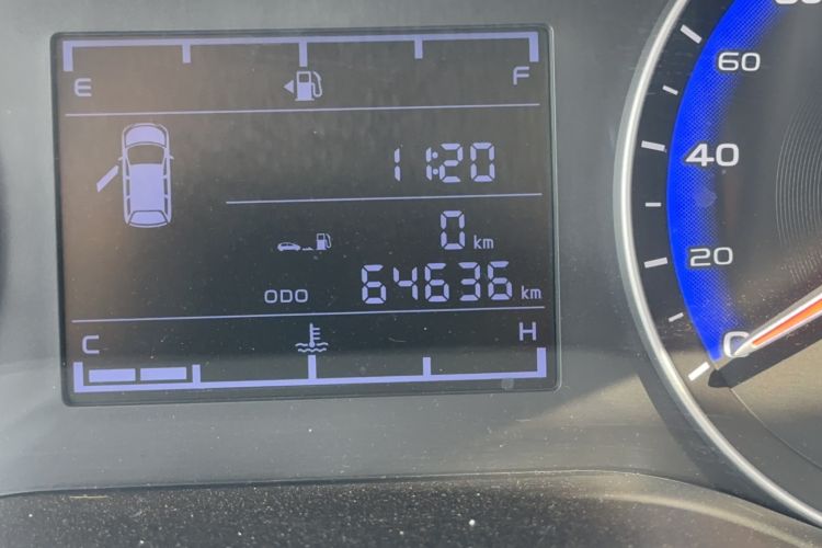 Used Geely Auto Vision 2020 Revised 1.5L Manual Asian Games Edition Odometer Close Up