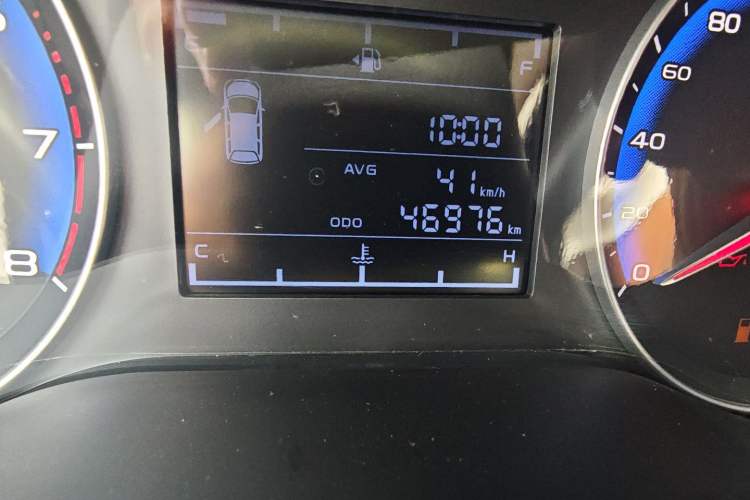 Used Geely Auto Vision 2020 Revised 1.5L Manual Asian Games Edition Odometer Close Up