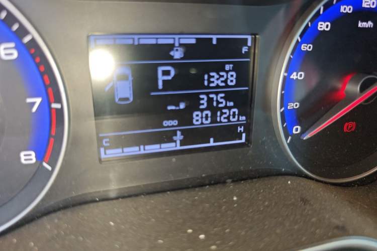 Used Geely Auto Vision 2020 1.5L CVT Value Edition Odometer Close Up