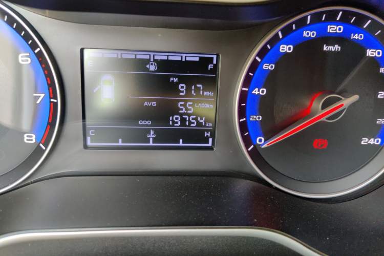 Used Geely Auto Vision 2020 Revised 1.5L Manual Asian Games Edition Odometer Close Up