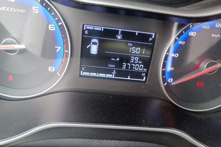 Used Geely Auto Vision 2020 Revised 1.5L Manual Asian Games Edition Odometer Close Up