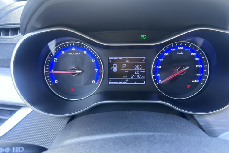 Used Geely Auto Vision 2020 Revised Version 1.5L CVT Asian Games Edition Odometer Close Up
