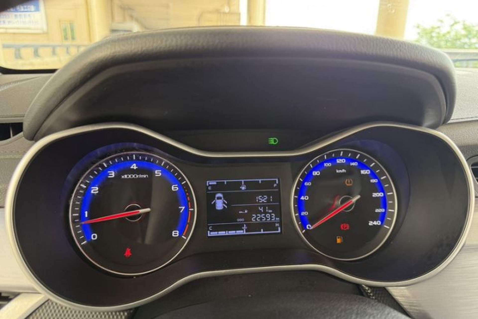Used Geely Auto Vision 2020 Revised 1.5L Manual Asian Games Edition Odometer Close Up
