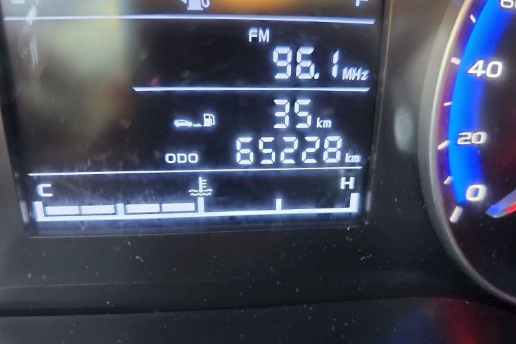 Used Geely Auto Vision 2020 1.5L Manual Asian Games Edition Odometer Close Up