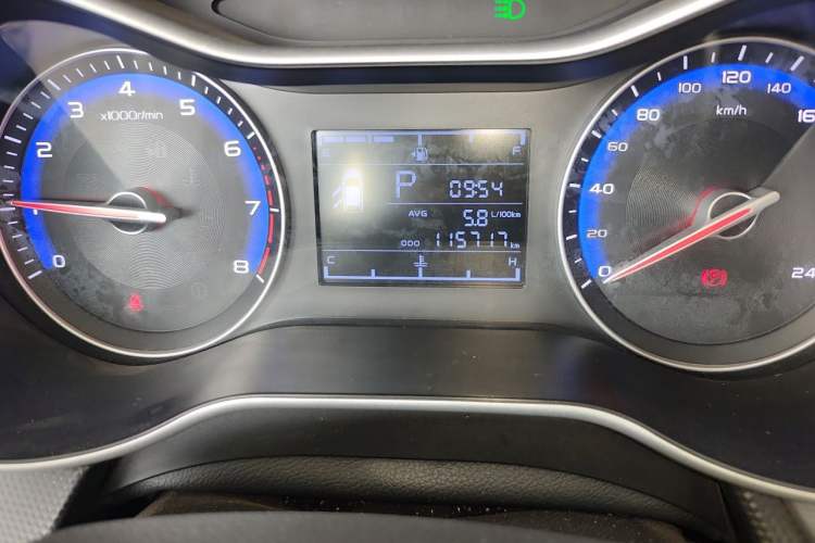Used Geely Auto Vision 2020 Revised Version 1.5L CVT Asian Games Edition Odometer Close Up