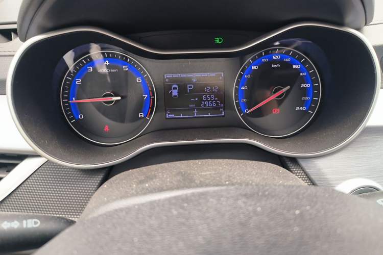 Used Geely Auto Vision 2020 1.5L CVT Asian Games Edition Odometer Close Up